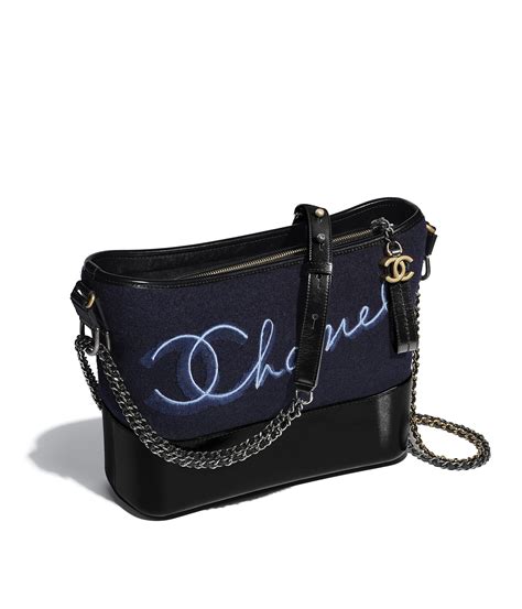 chanel gabrielle navy|Chanel gabrielle bag luxefront.